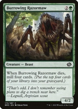 MtG: Burrowing Razormaw (BRO)