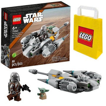 LEGO STAR WARS BLOCKS 75363 ИСТРЕБИТЕЛЬ N-1 МАНДАЛОРСКИЕ ФИГУРКИ + СУМКА