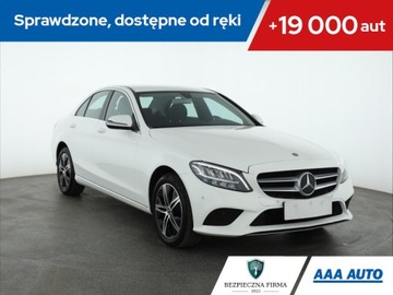 Mercedes Klasa C W205 Limuzyna Facelifting 1.6 C160 129KM 2019 Mercedes C C 160, Salon Polska, Serwis ASO