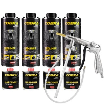 NOVOL COBRA Truck Bedliner ЧЕРНЫЙ комплект + пистолет
