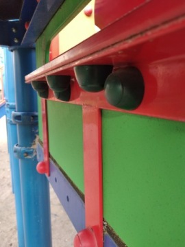 Двухсекционная винтовая крышка M6, ЧЕРНАЯ