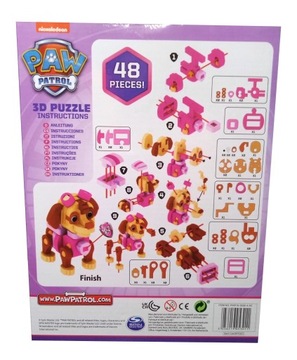 PSI PATROL PUZZLE 3D SKYE 48elementów