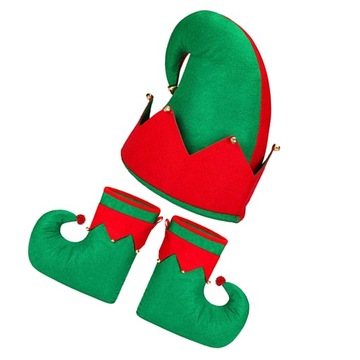 BOŻE NARODZENIE BUTY I CZAPKI ELFÓW SKARPETY PROMOCJI