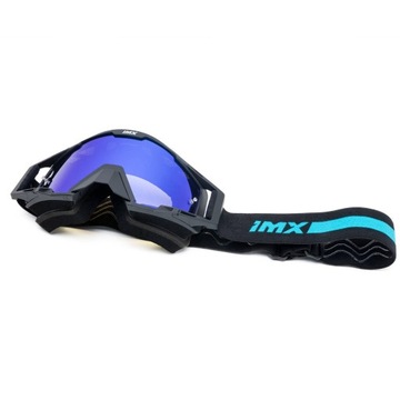 Синие очки IMX SAND BLACK MATT/BLUE БЕСПЛАТНО