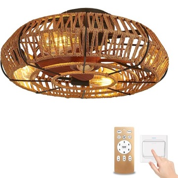 LAMPA WISZĄCA SUFITOW WENTYLATORA E26 PILOT