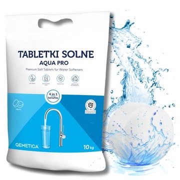 СОЛЬ ТАБЛЕТКИ СОЛИ СМЯГЧИТЕ СТАНЦИЮ ОЧИСТКИ ВОДЫ 10 КГ CIECH QEMETICA