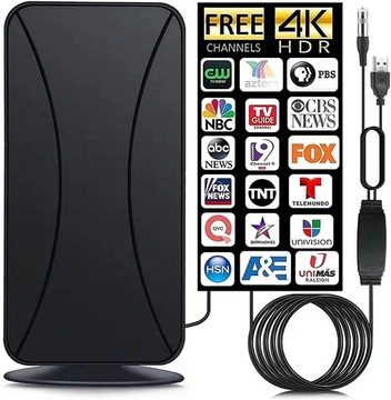 Antena wewnętrzna, zewnętrzna DVB-T/T2