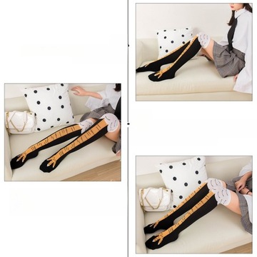 ŚMIESZNE SKARPETKI Z KURCZAKA IDEALNE NA IMPREZY COSPLAY