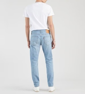 Spodnie jeansy zwężane LEVI'S niebieskie W30 L32