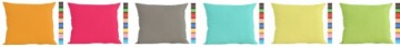 Садовая декоративная подушка на спинку 60x45 Водонепроницаемая MIX OF COLORS