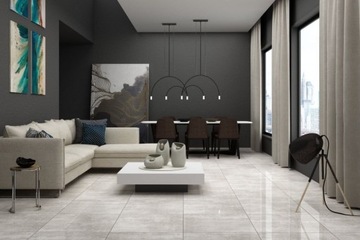 Плитка CEMENTO SIENA DARK GREY ПОЛИРОВАННАЯ 60x60 см
