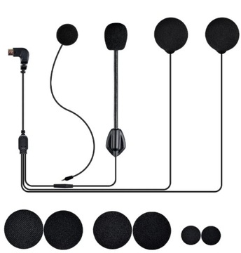 ZESTAW SŁUCHAWKOWY HYBRYDOWY I INTEGRALNY DO INTERKOMU MaxTo USB TYP-C