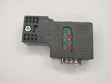 Угловой разъем 9-контактный DB9 PROFIBUS DP * SIEMENS 1P 6ES7 972-0BA52-0XA0