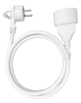 PRZEDŁUŻACZ POJEDYNCZY JEDNOGNIAZDOWY PRZEWÓD 3M