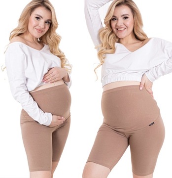 LEGGINSY CIĄŻOWE KOLARKI KRÓTKIE SPODENKI R. 4XL