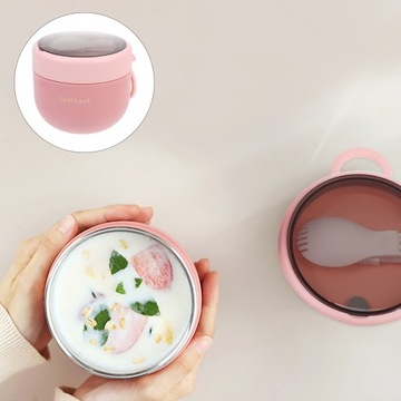 Чашка супа, молоко, овсянка, герметичный контейнер, банка для еды