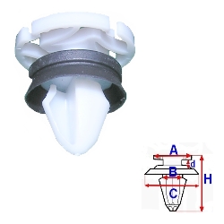 SPINKA MOCOWAŃ BOCZKÓW DO CITROEN PEUGEOT RENAULT