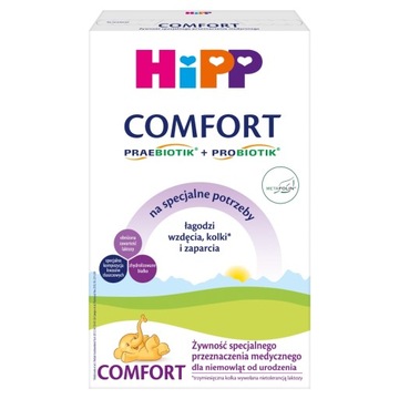 HiPP Comfort wzdęcia kolki zaparcia dla niemowląt od urodzenia 300g