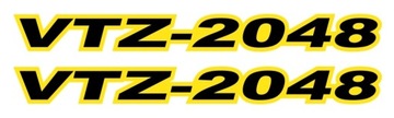 Naklejki maski ciągnika VTZ-2048 2szt.