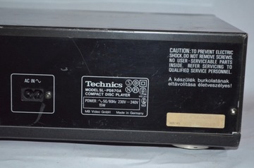 Technics SL-PS670A CD-проигрыватель компакт-дисков MASH
