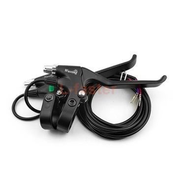 Алюминиевый электрический тормозной рычаг, черный V-образный датчик торможения, ручка дискового тормоза, мощность