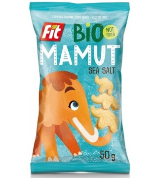 BIO MAMUT CHRUPKI KUKURYDZIANE Z SOLĄ MORSKĄ 50g