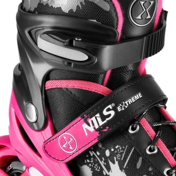 РЕГУЛИРУЕМЫЕ РОЛИКИ ROXY PINK NILS EXTREME NA18137A S (31-34)