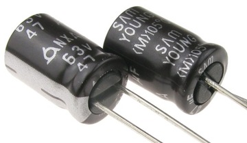 Kondensator elektrolityczny 47uF/63V LOW ESR SamYoung NXA (4 szt.) /4967-4