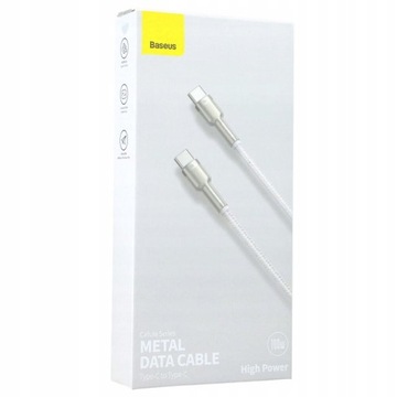 BASEUS Cafule - USB/USB-C - 2m - 100w (biały)3