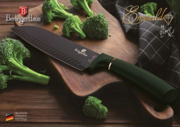 НАБОР НОЖЕЙ BERLINGER HAUS BH-2563 ИЗУМРУДНЫЙ НА ПОДСТАВКЕ