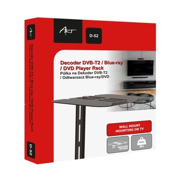 ПОЛКА ДЛЯ DVB-T2 DVD-ТЮНЕРА НАСТЕННЫЕ/ТВ-ПУЛЬТЫ ПУЛЬТА ДИСТАНЦИОННОГО УПРАВЛЕНИЯ