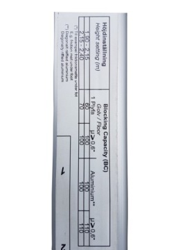 СТОЙКА ERGO REG BEAM 190-240см ПОЛЮС STAR AL