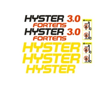 Naklejki oklejenie HYSTER 3.0 FORTENS