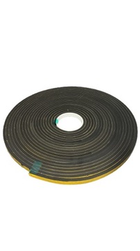Uszczelka samoprzylepna mikroguma EPDM czarna 14x8mm ROLKA (15m)