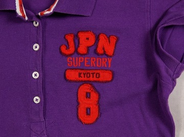 SUPERDRY JAPAN SPIRIT _ KOSZULKA POLO _ M _ WOMEN _ 100% BAWEŁNA