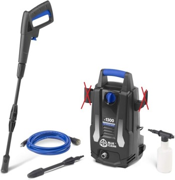 AR Blue Clean Myjka wysokociśnieniowa E-1300 1300 W, 100 bar, 390 l/h