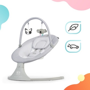 Электрическая качалка раскачивает Лулу из стороны в сторону