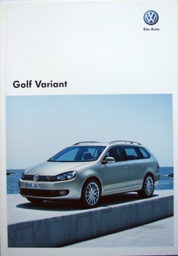 Volkswagen Golf Variant prospekt 2010 polski