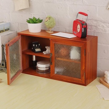 Drewniana szafka na biurko Stojak na półki w stylu A