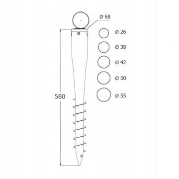 ВИНТОВОЙ ЯКОРЬ ПЕРГОЛА ЗОНТ СУШИЛЬНАЯ СУШИЛКА