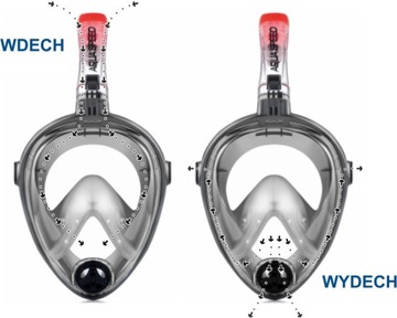 Полнолицевая маска для сноркелинга AQUA SPEED Spectra S/M