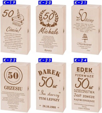 Коробка на день рождения 18 20 30 40 50 60 вина