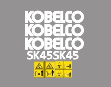Naklejki oklejenie KOBELCO SK45