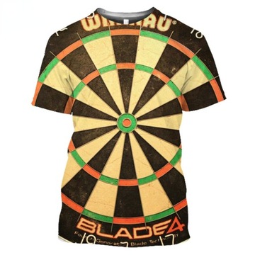 Koszulka męska 3D Dart Bar codzienna dla mężczyzn