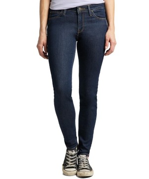 Jeansy Lee Scarlett L526EMYR Solid Blue W26 / L31
