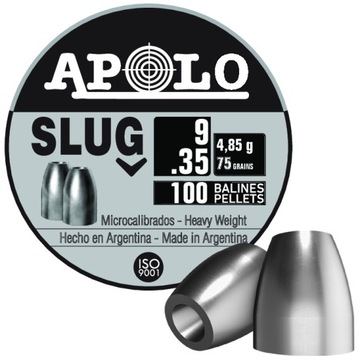 Śrut Apolo Slug 9 mm .35 cal 4,85g (75gr) 100 szt.