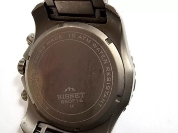 ZEGAREK MĘSKI BISSET TITANIUM CHRONO BSDF16 BSDF16DIVB10AX