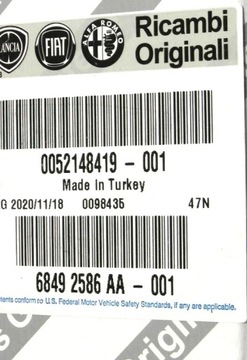 Wycieraczki Fiat Tipo OE lewa strona 650mm