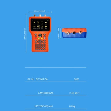 Измеритель спутникового сигнала V8 Finder PRO