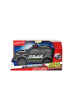 Dickie Toys 203306017 Ford Interceptor Police SUV Toy Car, 30 cm, with Free